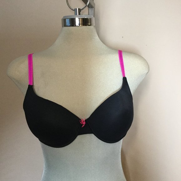 Honeydew  Pink and black bra size 36C Push  Up - Picture 2 of 7